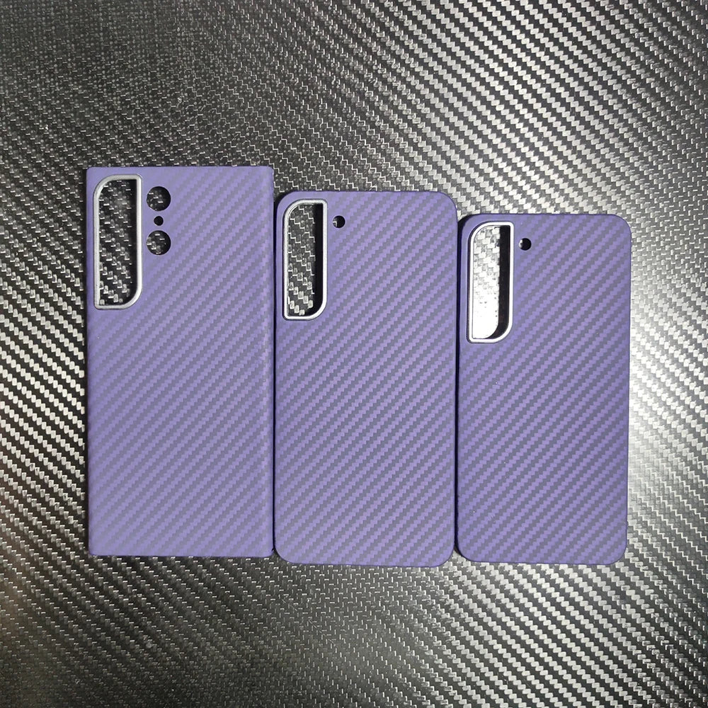 Carbon Fiber Deluxe Aramid Carbon Cover Purple for S23 Series